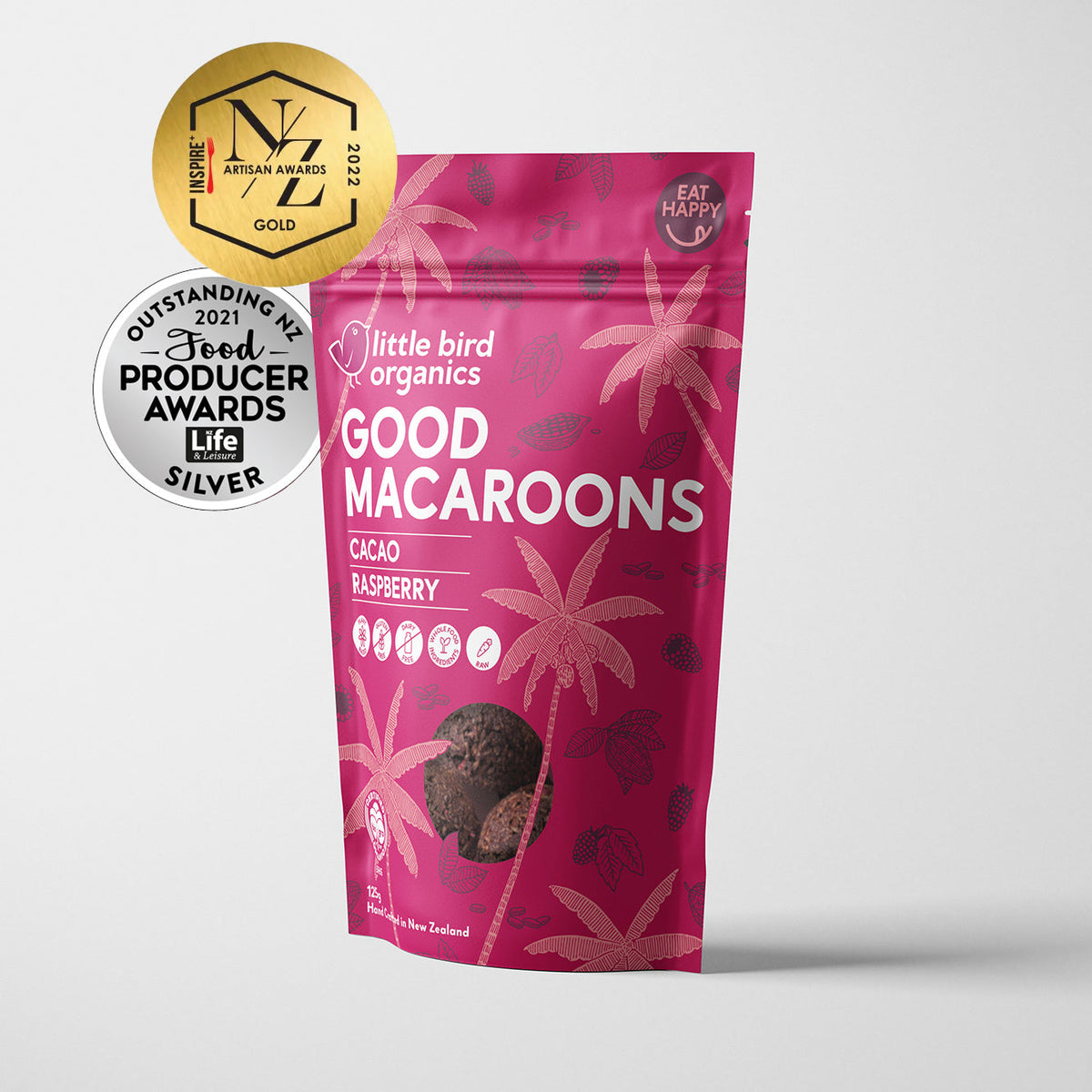 Good Macaroons - Cacao + Raspberry