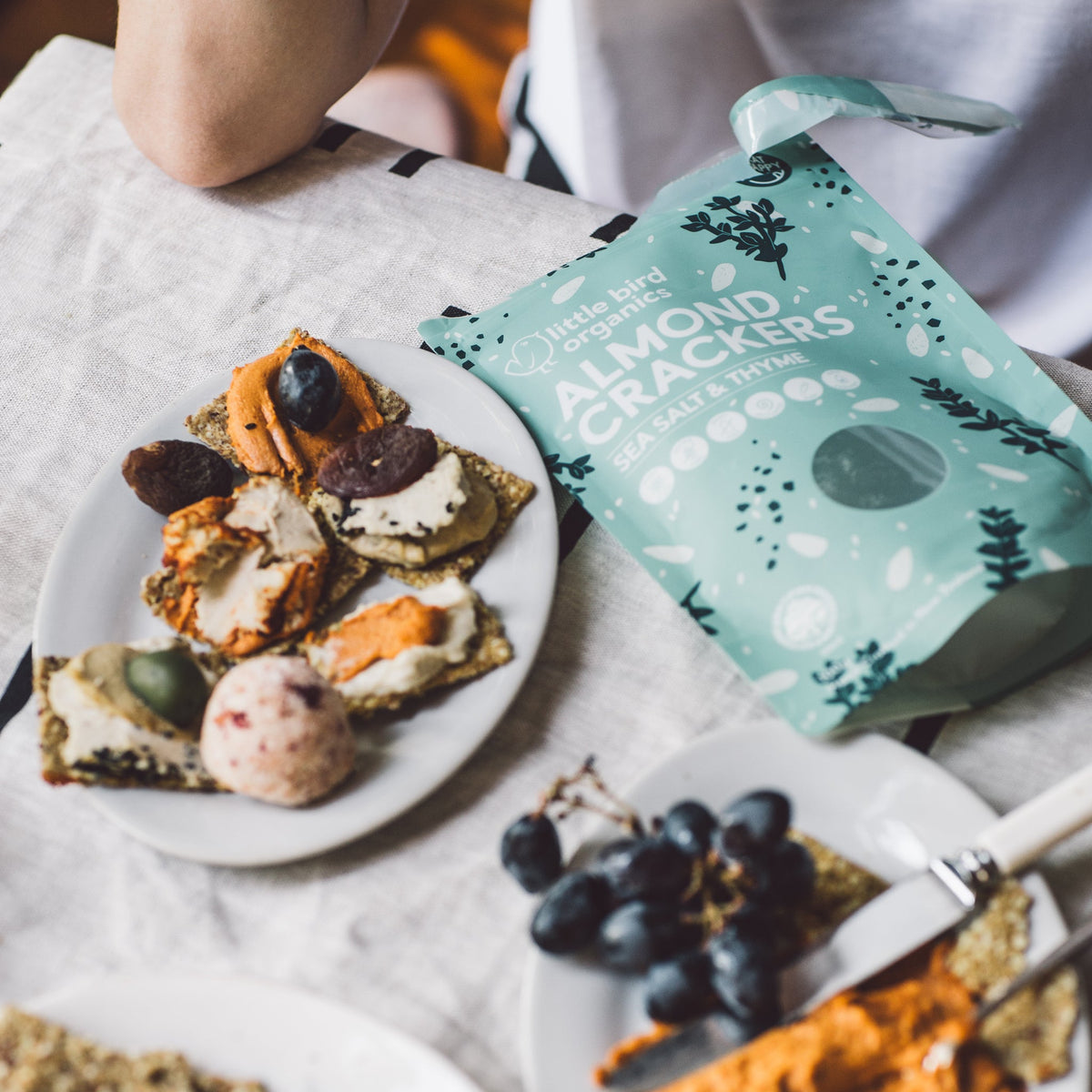 Almond Crackers - Sea Salt & Thyme