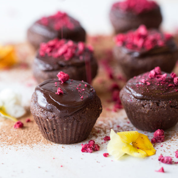 Cacao and Raspberry Cupcakes