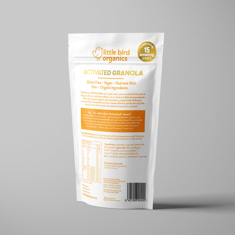 Almond Butter Crunch with Stone Fruit