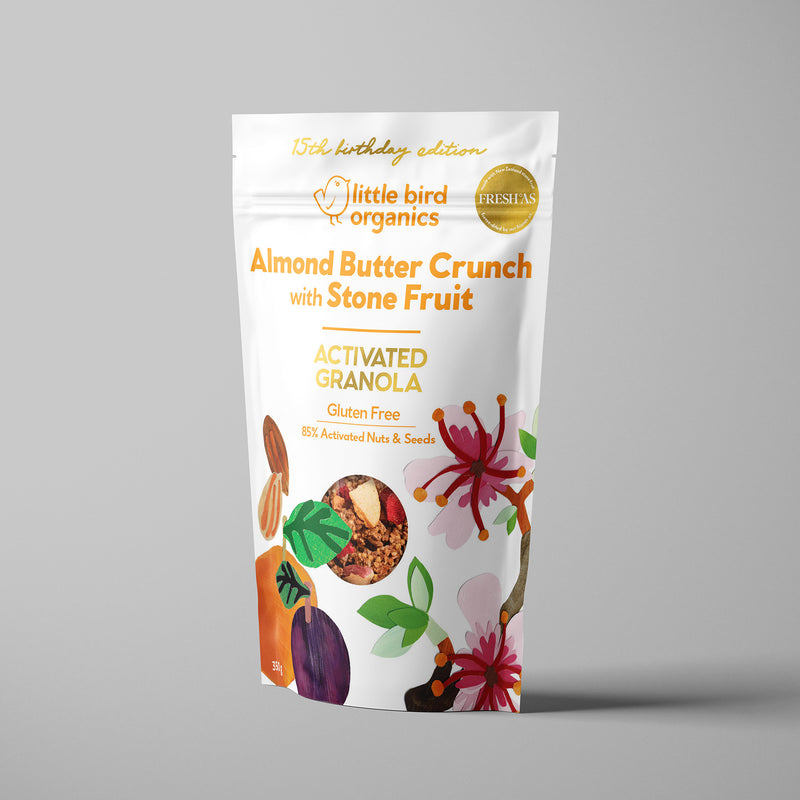 Almond Butter Crunch with Stone Fruit