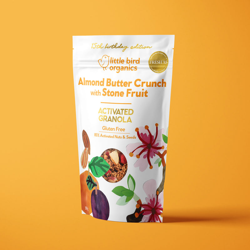 Almond Butter Crunch with Stone Fruit