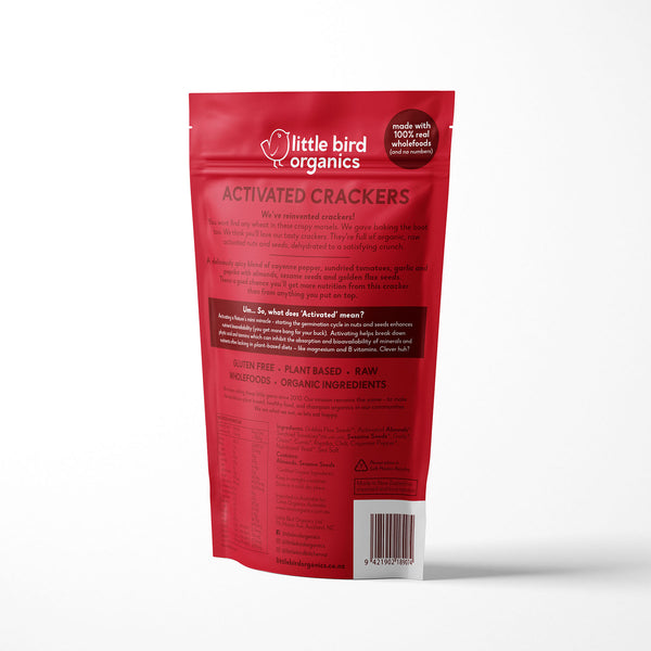 Almond Crackers - Cayenne Sundried Tomato