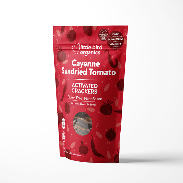 Almond Crackers - Cayenne Sundried Tomato