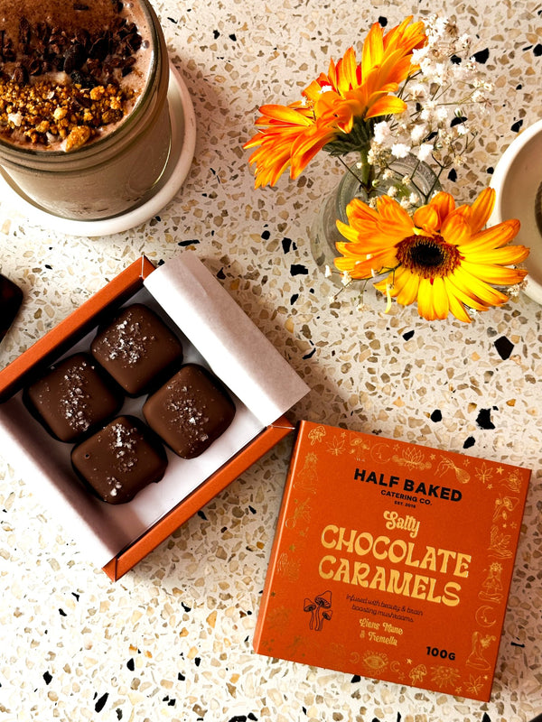 Half Baked Salty Chocolate Caramels