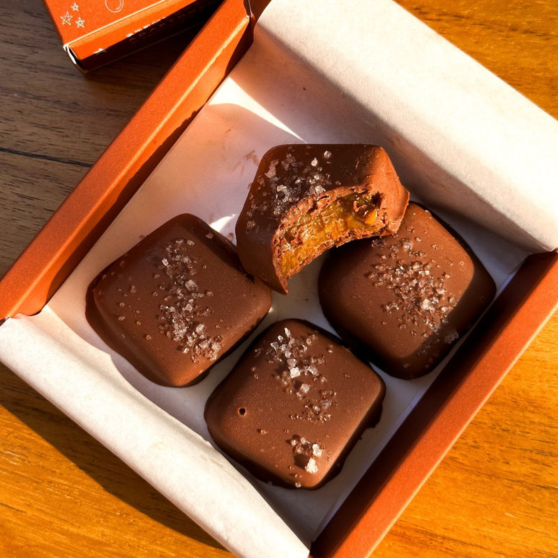 Half Baked Salty Chocolate Caramels