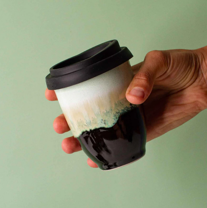 Pottery for the Planet Sexy Lime Travel Cup 8oz