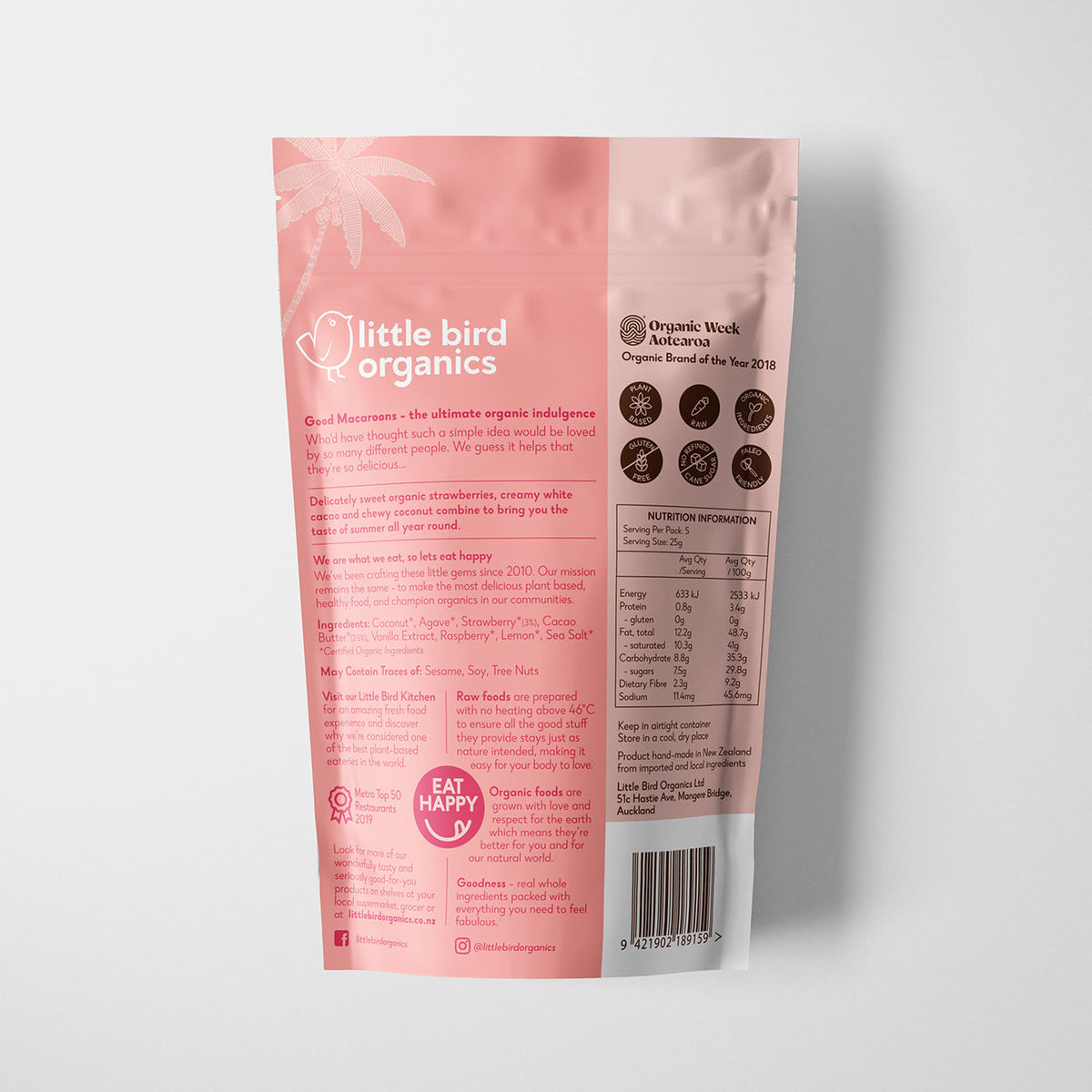 Good Macaroons - Strawberry + White Cacao