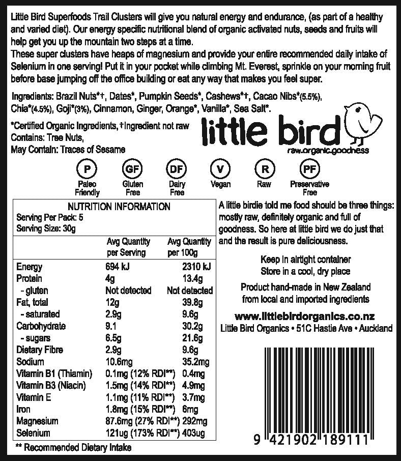 Superfoods Trail Clusters
