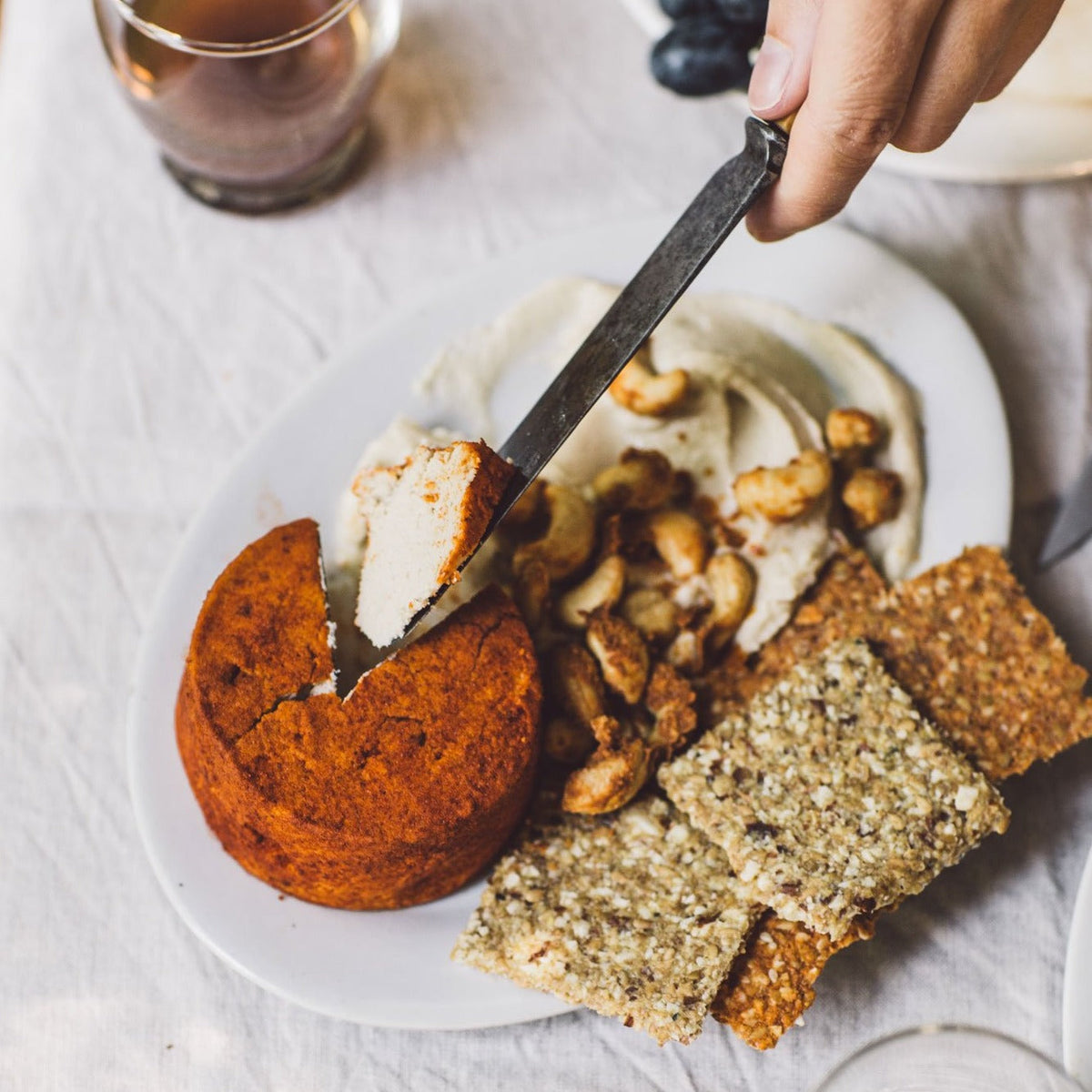 Almond Crackers - Cayenne Sundried Tomato