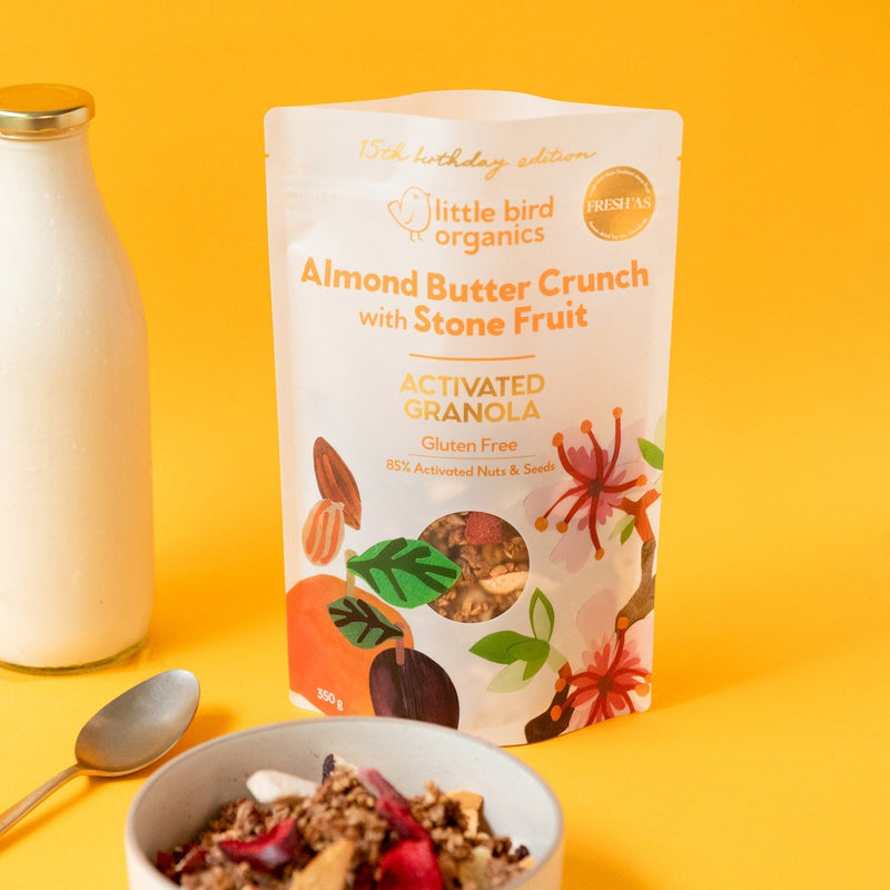 Almond Butter Crunch with Stone Fruit