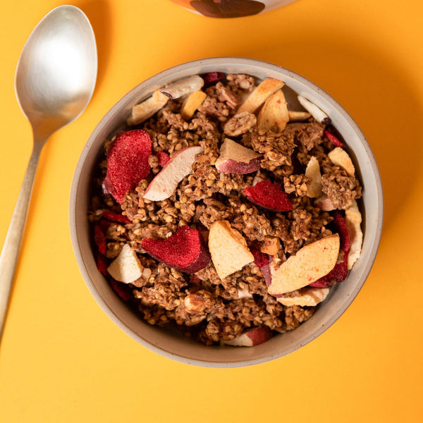 Almond Butter Crunch with Stone Fruit