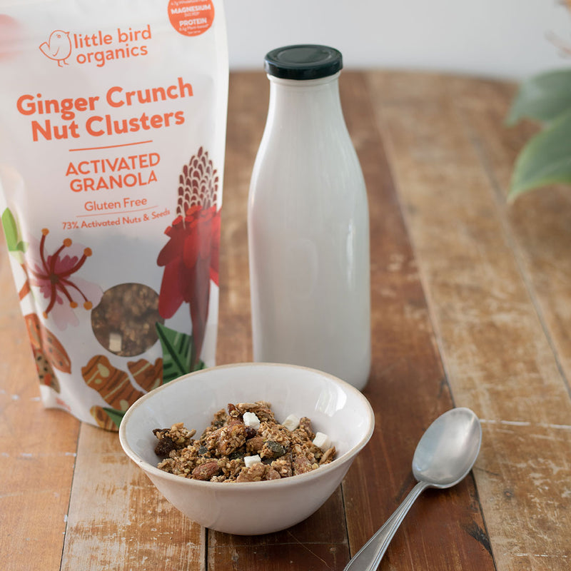 Ginger Crunch Nut Clusters – Little Bird Organics