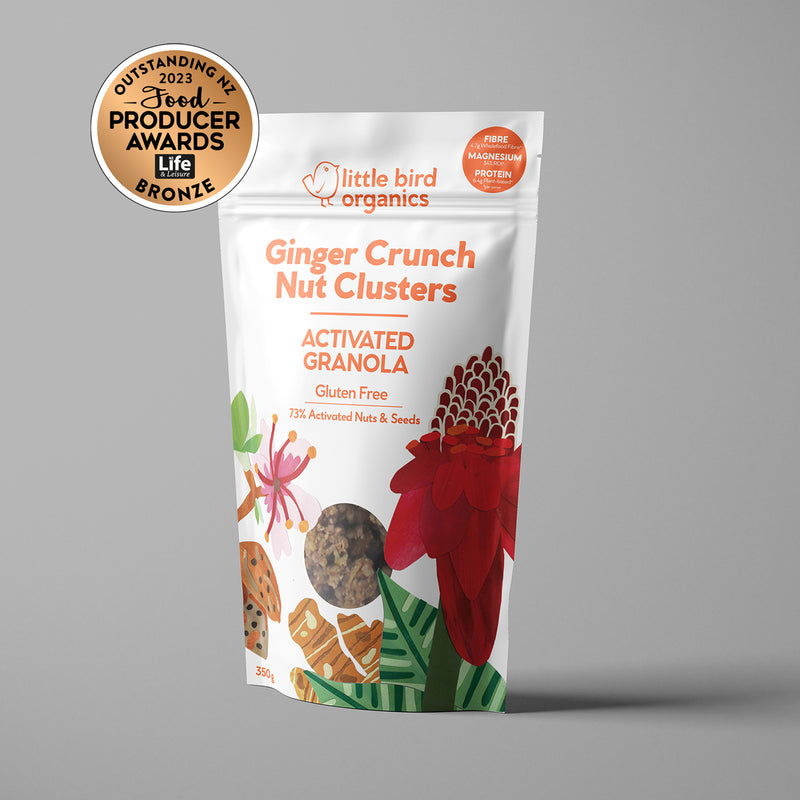 Ginger Crunch Nut Clusters